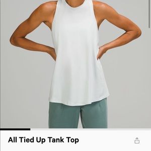 Lululemon All Tied Up Tank Sz 6 NWOT